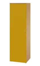 LE TR - 525 skříň léková s trezorem, levá, korpus javor horský, dvířka žlutá odio